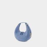 Sac À Main Toni Mini - Osoi - Suède - Denim Sky