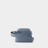 Sac à bandoulière Mini Brot - Osoi - Cuir - Gris