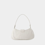Sac Porté Épaule Brocle Small - Osoi - Coton - Blanc
