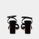 Sandales Shay - Loeffler Randall - Suède - Noir