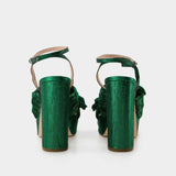 Sandales Natalia - Loeffler Randall - Cuir - Émeraude