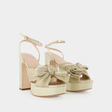 Sandales Natalia - Loeffler Randall - Cuir - Platinium