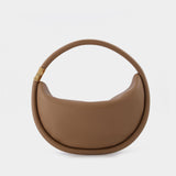 Sac Disc 30 en Cuir Beige
