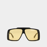 Lunettes De Soleil - Gucci - Noir/Jaune