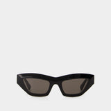 Lunettes De Soleil - Bottega Veneta - Noir/Gris