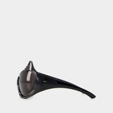 Lunettes De Soleil - Balenciaga - Noir/Gris