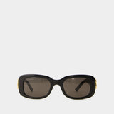 Lunettes De Soleil - Balenciaga - Noir/Gris