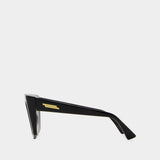 Lunettes De Soleil - Bottega Veneta - Noir/Gris