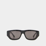 Lunettes De Soleil - Bottega Veneta - Noir/Gris