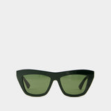 Lunettes De Soleil - Bottega Veneta - Vert