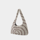 Sac Hobo Crystal Mesh - Kara - Laiton - Gris
