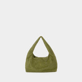 Sac Hobo Mini Crystal Mesh - Kara - Laiton - Kaki