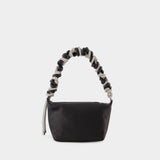 Sac Hobo Phone Cord - Kara - Cuir - Noir