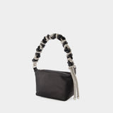 Sac Hobo Phone Cord - Kara - Cuir - Noir