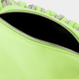 Sac Caméra Crystal Phone Cord - Kara - Cuir - Vert