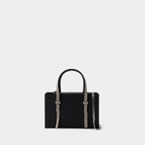 Sac à main Bow Midi - Kara - Cuir - Noir