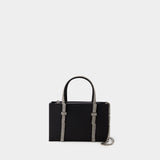 Sac à main Bow Midi - Kara - Cuir - Noir