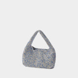 Sac Mini Crystal Mesh Armpit - Kara - Polyster - Blue Pixel