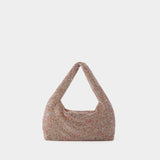 Sac Mini Crystal Mesh Armpit - Kara - Polyster - Pink Pixel