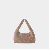 Sac Mini Crystal Mesh Armpit - Kara - Polyster - Pink Pixel