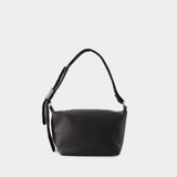 Sac Hobo Bow - Kara - Cuir - Noir