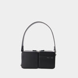 Sac Hobo Stacked - Kara - Cuir - Noir