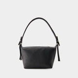 Sac À Main Double Bow Pouch - Kara - Cuir - Noir