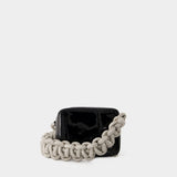 Sac À Bandoulière Crystal Cobra - Kara - Cuir - Noir