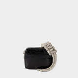Sac À Bandoulière Crystal Cobra - Kara - Cuir - Noir