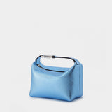 Sac Moonbag en Cuir Turquoise