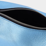 Sac Moonbag en Cuir Turquoise