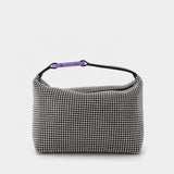 Sac Moonbag en Cuir Noir et Cristal