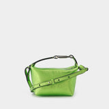 Sac Tiny Moon en Cuir Vert