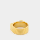 Bague Aurelia Signet en Plaqué Or