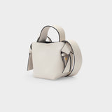 Sac À Bandoulière Musubi Micro - Acne Studios - Cuir - Blanc