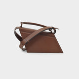 Sac Distorted en Cuir Marron
