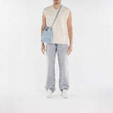 Tote Bag Logo Mini - Acne Studios - Denim - Bleu