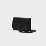 Sac Skull Mini en Cuir Noir