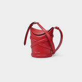 Sac The Curve en Cuir Rouge