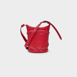 Sac The Curve en Cuir Rouge