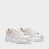 Sneakers Oversized - Alexander Mcqueen - Cuir - Blanc/Patchouli