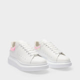 Sneakers Oversized - Alexander Mcqueen - Cuir - Blanc/Holographique