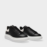 Sneakers Oversized en Cuir Noir