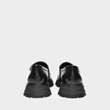 Mocassin en Cuir Noir