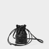 Sac Soft Curve en Cuir Noir
