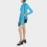 Sac The Curve Micro en Cuir Noir