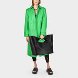 Sac The Bow Large en Cuir Noir