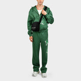 Sac à Bandoulière Graffiti Mini en Polyester Noir & Blanc