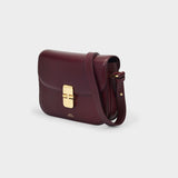 Sac Grace Small - A.P.C. - Cuir - Vin