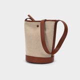 Sac Helene en Toile Marron